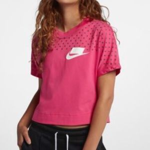 Nike watermelon cropped top